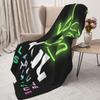 Custom 3D Printed Jul French Rapper Blankets Breathable Soft Flannel Summer Throw Blanket for Sofa Outdoor Bedding