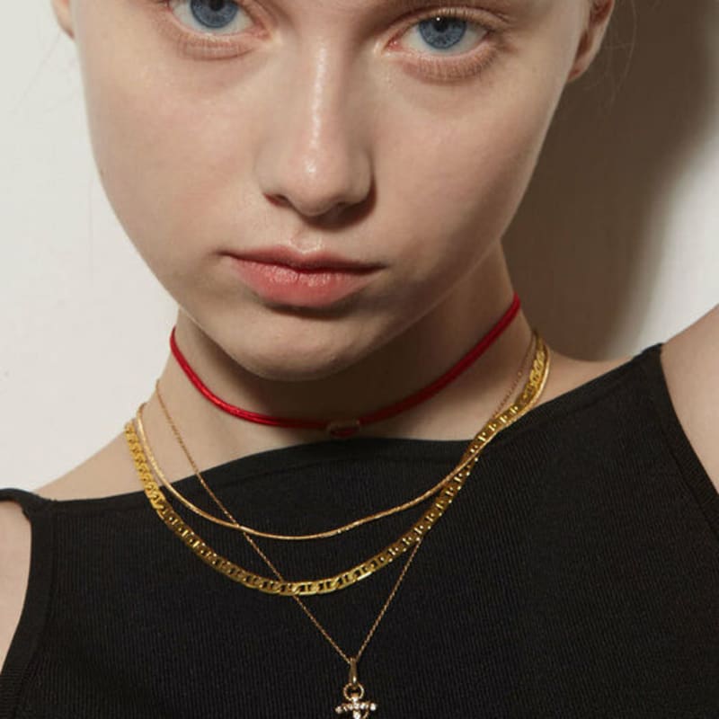 PANACHE CHASUNYOUNG Double Chain Necklace
