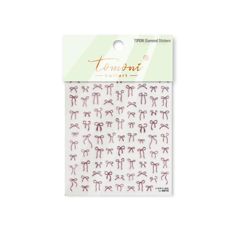 

Tomoni Crystal Nail Stickers: Fun DIY Children s Collection Featuring God of Wealth and Mixed Designs.