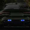 4Pcs Solar Powered LED Warning Light RGB Electric Vehicle Led Rear Light  Truck