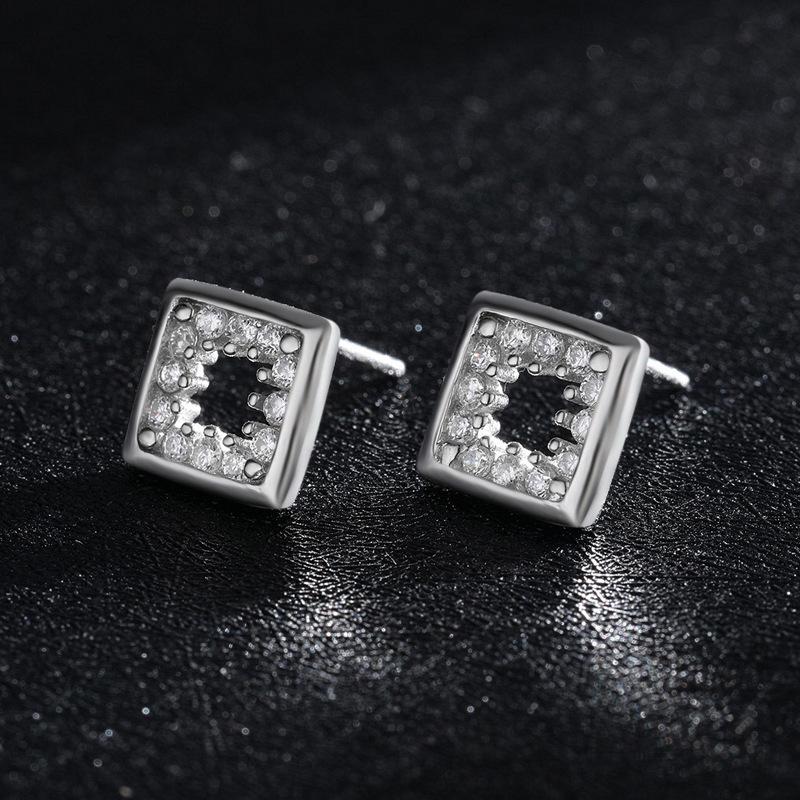 Tancise 925 Sterling Silver Zircon Earrings Drop Earrings For Women Wedding Party Gifts