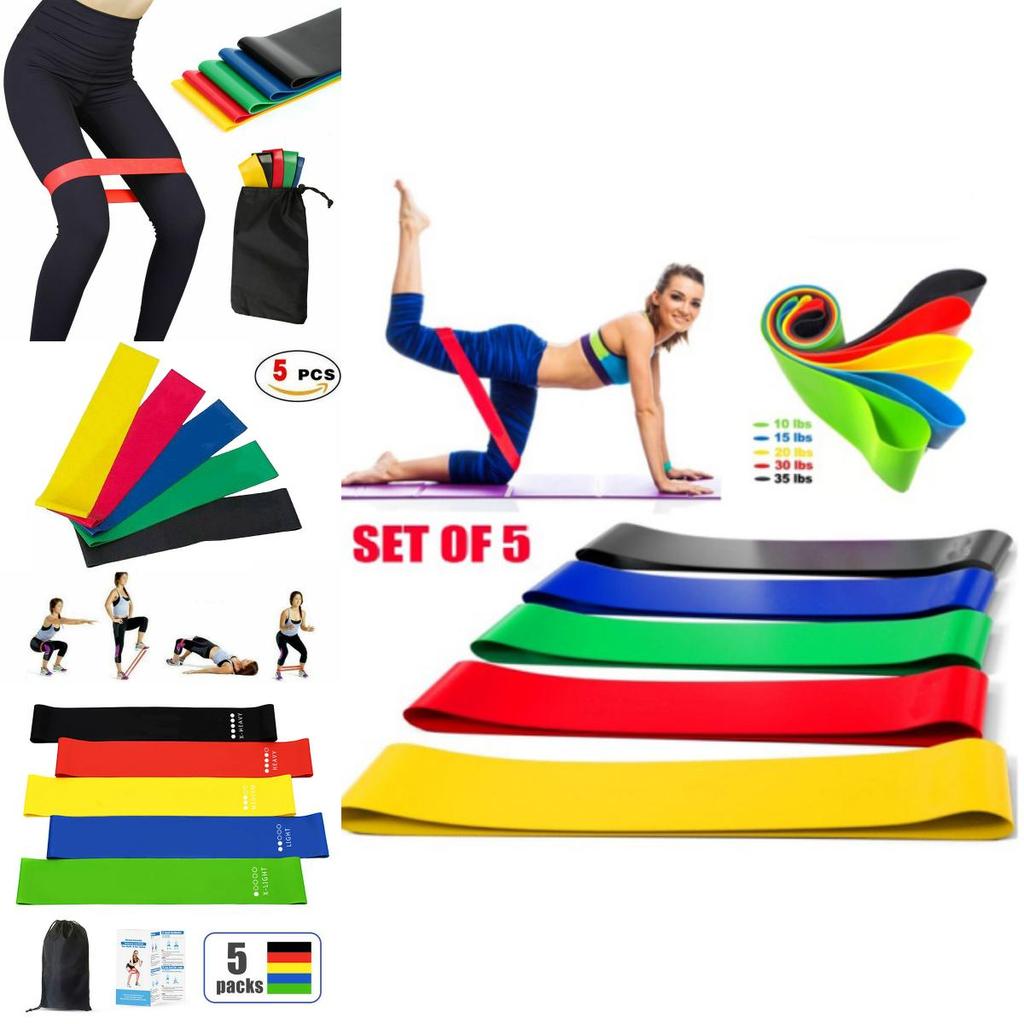 Langlebiges Umweltfreundliches Latex Trainings-Widerstandsbänder Schlaufen-Set Für Crossfit Yoga Fitness