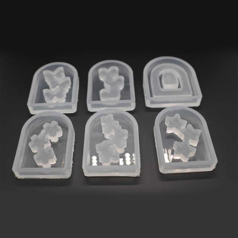 High Quality Liquid Silicone Mold Innovative Arched Door Quicksand Mold Perfect for DIY Crafts Keychains and Phone Cases