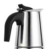 Espresso Stainless Steel Moka Pot 2 Cup 100ml Stovetop Espresso Maker Classic Coffee Maker Home Use