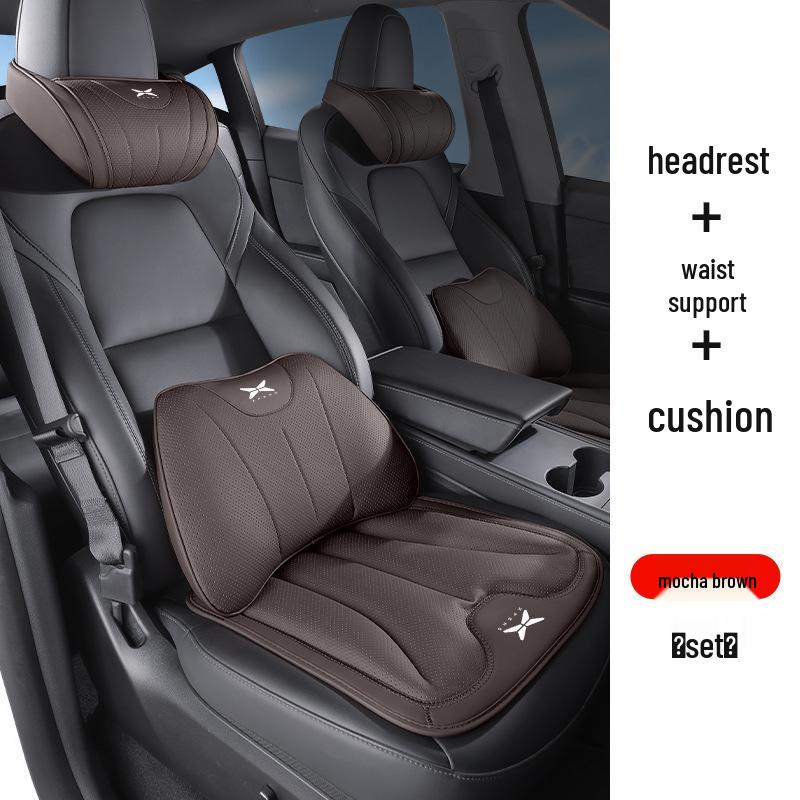 Xiaopeng G3i/P5/P7 Car Headrest Neck Pillow and Lumbar Support Seat Cushion