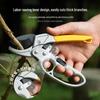 Stainless Steel Multifunctional Pruning Shears for Garden, Fruit Trees & Branches with Segmented Pulley System