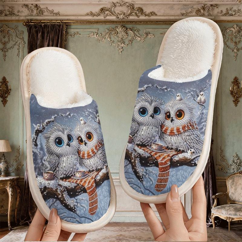Cotton Shoes - Men's Warm and Comfortable Casual Home Shoes - Women's Slippers