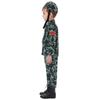 Disfraz de Soldado Camuflaje para Niños Niñas Halloween y Representaciones Escolares