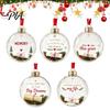 Transparente Bastel-Kugeln Klare Acryl Füllbare Weihnachts-Kugel, DIY Schmuck-Kugel für Weihnachtsbaum, Hängende Feiertage, Hochzeit, Party, Heimdekoration