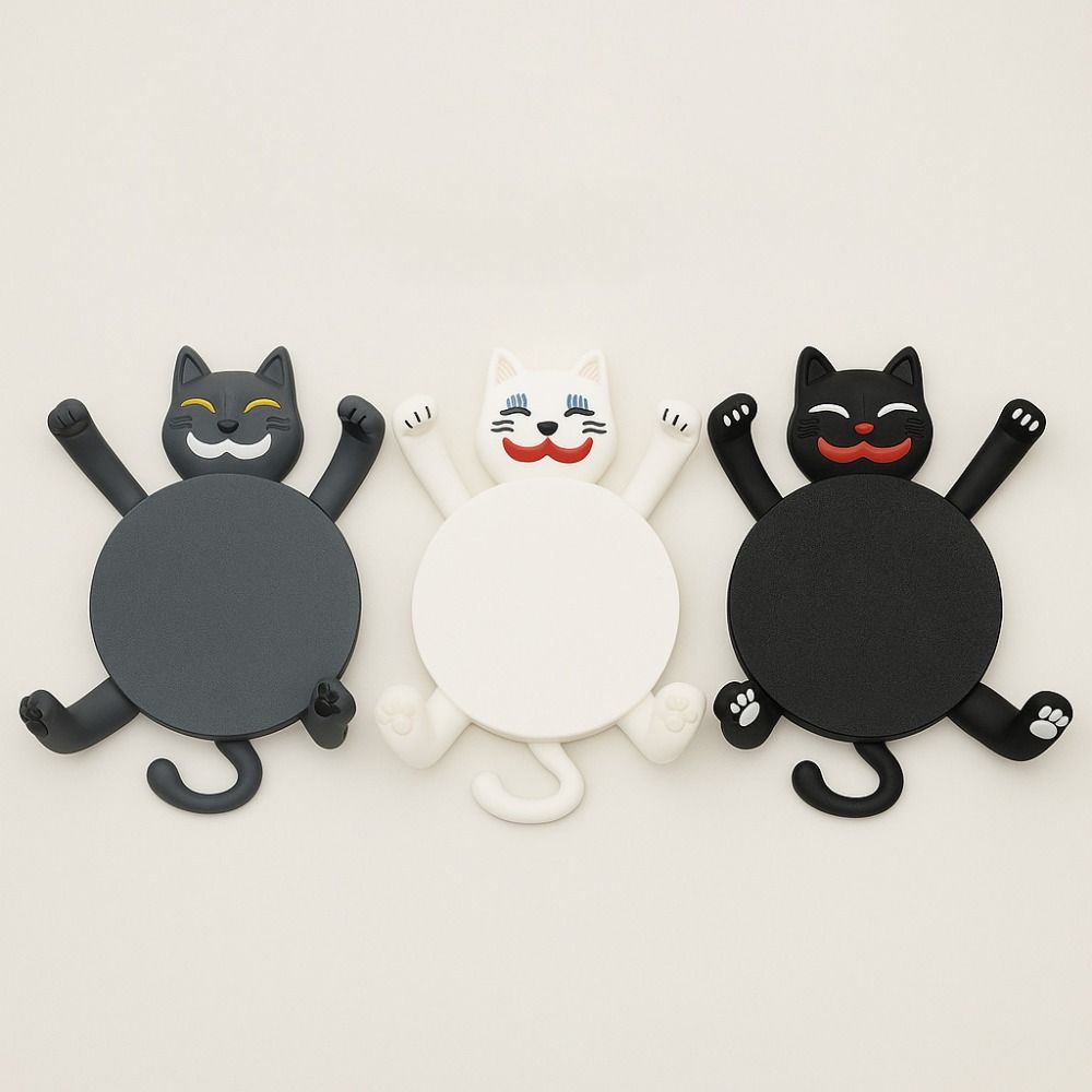 Cute Water Cup Pad Anti-scald Animal Drinks Placemat Heat Insulation Cat Mug Holder  Restaurants