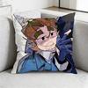 007n7 Customizable Pillow Case Square DoubleSided Printing Short Plush Sofa Cushion Cover Bedroom Bedside Pillow