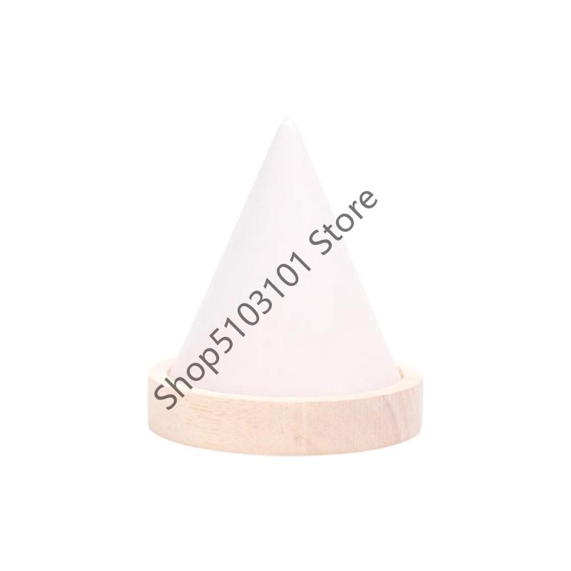 Creative Velvets Cone Bracelet Display Stand Ring Bangle Anklet Chain Necklace Jewelry Storage Rack Holder