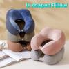 Slow Rebound U-shaped Pillow Soft Neck Support Durable Travel Pillow  Car