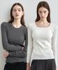 MONGDOL [2Pack] Slim Ribbed Knit - Square/Turtleneck/Round