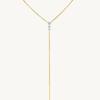 European Retro Gradient Water Drop Rhinestone Pendant Necklace - Elegant Birthday Gift for Girlfriend
