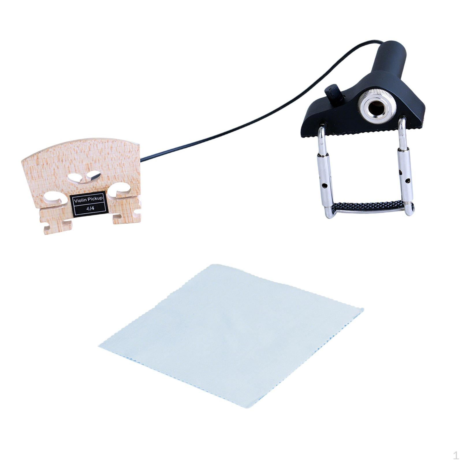 Violin Pickup CV-16 Accurate Sound Accessory Easy to Mount Pickup,with External Jack for