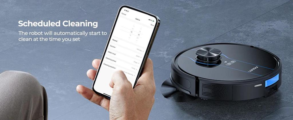 New Laresar L6 Nex Sweep Robot with 3500Pa Suction Self-Charging Cleaner High-Performance LiDAR Navigation Robot Vacuum for Home