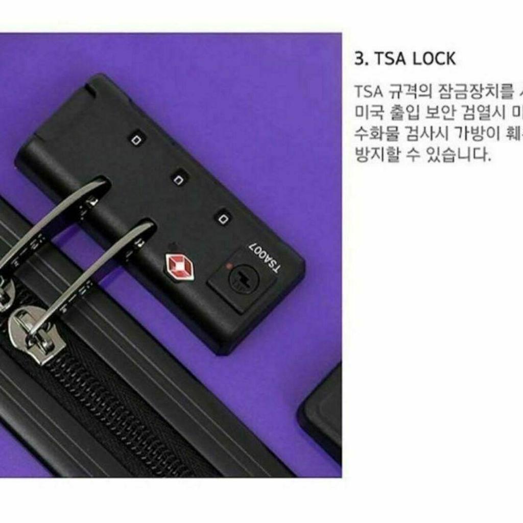 [USED] bt21 suitcase carry case KOYA 24 inch