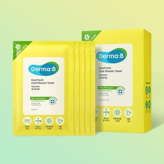 Derma B Deo Fresh Cool Shower Towels (5-pack)