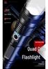 P50 Flashlight: Powerful LED, USB Rechargeable, Power Display, Zoom & Spotlight Functions