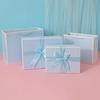 Valentine's Day White Lid & Base Gift Box for Lipstick - Elegant Holiday Packaging