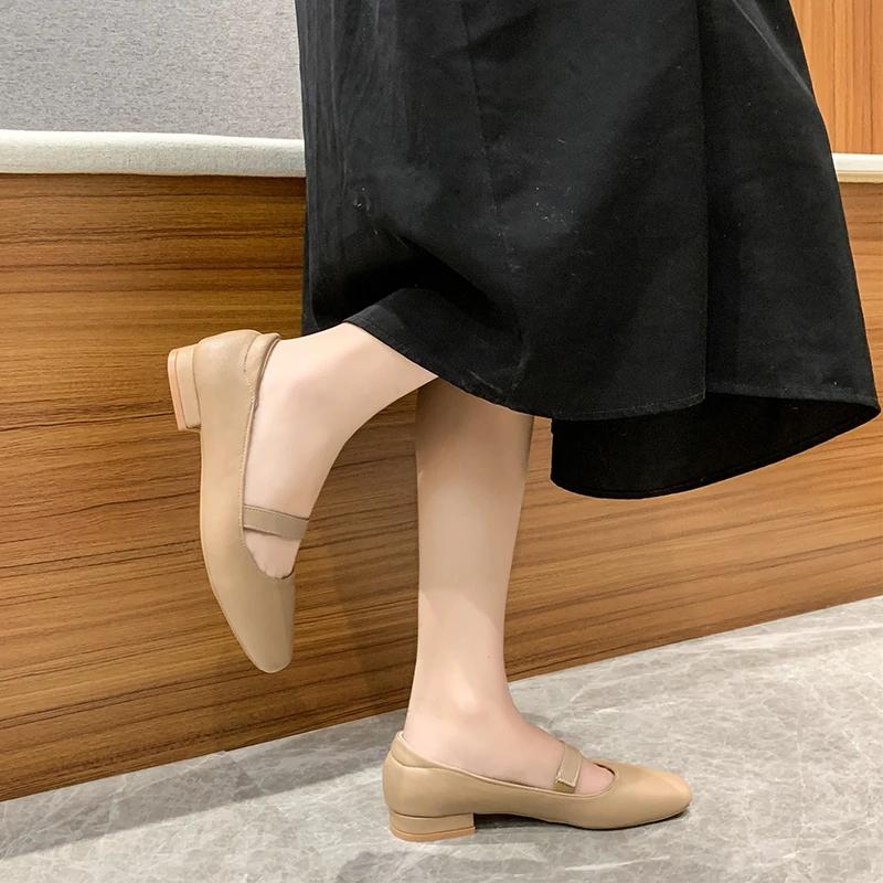 Fashion New Shoes for Women Slip-on Women's Flats Fashion Round Toe Daily Flats Women Hot Sale  Soft Bottom Women's Flat Shoes