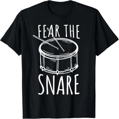Musician Drummer US Flag Percussion Drum Set Patriotic Drums T-Shirt