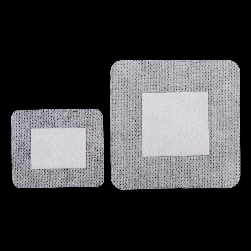10Pcs Wound Dressings Breathable Edge Gauze Pads Soft Non-Woven Bandages Self-Adhesive Wound Dressings Outdoor Elastic Tape