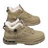 Labor insurance men's shoes high-top winter retro casual board shoes velvet warm two cotton shoes outdoor sports heightening Martin boots
