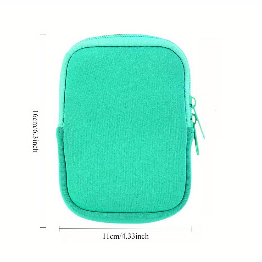 Multifunctional Coin Purse Keys Wallet Earphone Bag Water Bottle Pouch For Cups Solid Color Anti Slip Cup Bag