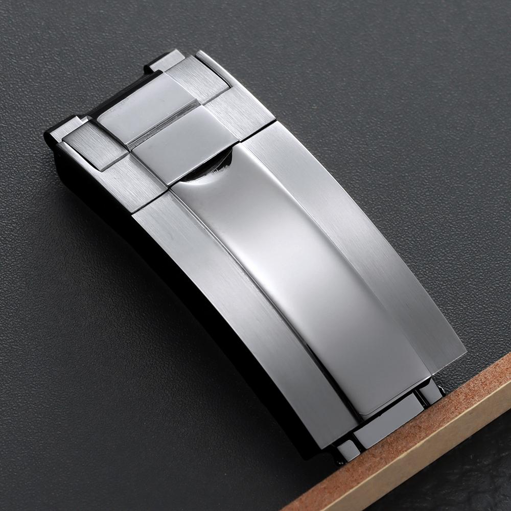 

Luxury Watch Buckle for Rolex DAYTONA SUBMARINER GMT Watch Band Clasp Stainless Steel Fine-tuning Pull Button 9X16mm Buckles