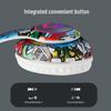 Graffiti Niebieski LED Luminous Bezprzewodowy Zestaw Słuchawkowy Bluetooth 8686
