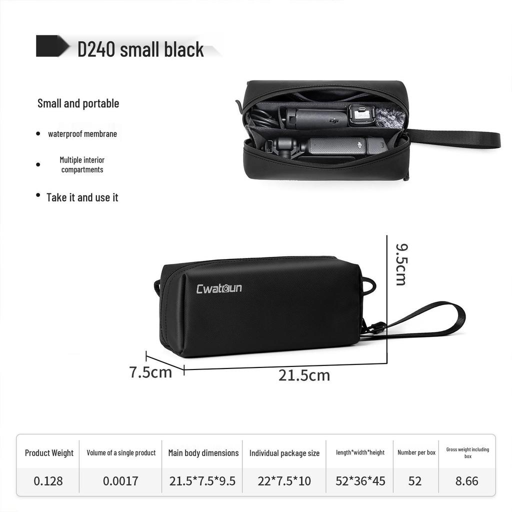 Cwatcun Hong Kong Pocket3 Waterproof Crossbody Sports Camera Bag