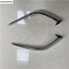 For Mazda 3 2014 - 2016 Car Front Fog Lights Lamps Eyebrow Eyelid Strip Decoration Cover Trim ABS Chrome Accessories Exterior