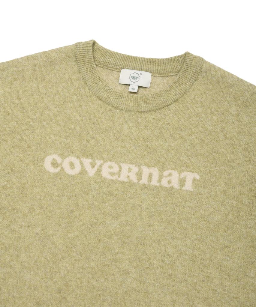 COVERNAT WOMAN Cooper Logo Knit Light Green