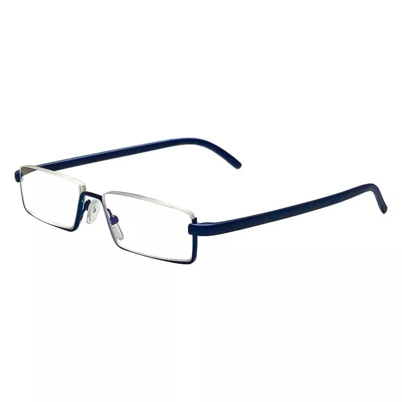 Reading Glasses Men Women Vintage Anti Blue Light Half Frame Prescription Spectacles Diopter +1.0 To +4.0