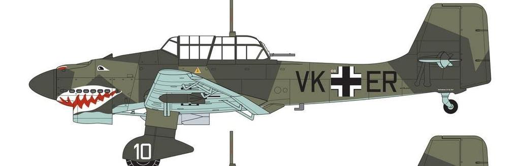 Airfix 1/72 German Air Force Junkers Ju 87 B-1 Stuka Plastic Model Kit X-3087A
