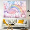 Pink Cloud Tapestry Colorful Abstract Natural Landscape Wall Hanging Decor for Bedroom Living Room Teen Dorm
