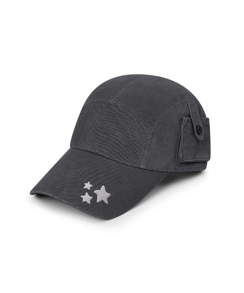 MISEKI SEOUL Midnight Stars Mini Pocket Cap Gray
