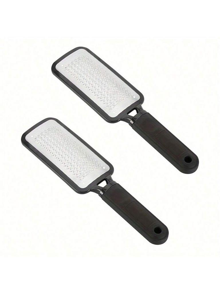 1/2pcs Stainless steel foot file, foot scrubber, foot file to remove calluses and dead skin, a must-have foot file