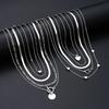 10Pcs/Set Women's Simple Stackable Pendant Necklaces Set Fashion Love Heart Multilayer Necklaces Female Party Jewelry Gifts 2026