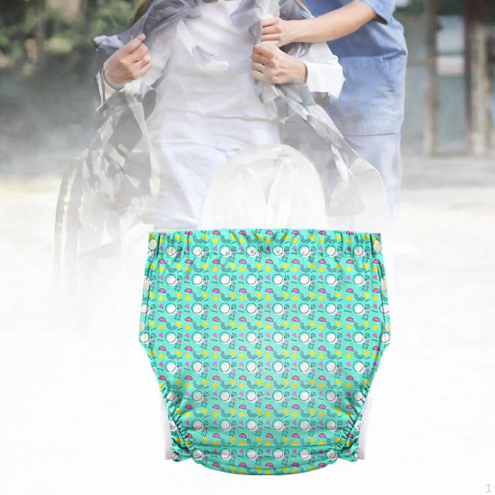 

Взрослые тканевые подгузники, моющиеся, подгузники, карманы для недержания, трусы против протекания для мужчин Symbol XL