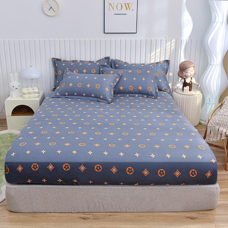 

Постельное белье простыня наволочка покрывало покрывало зимний матрас Simmons стираный хлопок защита от пыли простыня все включено 3 шт 90x200x30cm