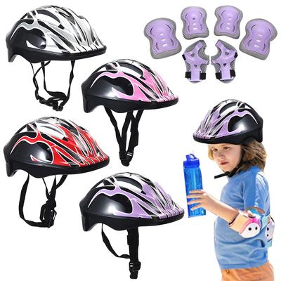 7Pcs Thickened Knee Protection Children'S Roller Skating Helmet Protector Skateboard Balance Car Set Kid Protective Gear Wrist