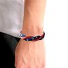 Woven Bracelet Handcrafted Red White Blue Patriotic Bracelet Adjustable American Flag Bracelet 4th of July Jewelry