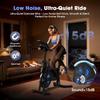 Formill QK116C Magnetic Exercise Bike 6KG Flywheel Adjustable Seat & Handlebar LCD Display Silent Indoor Cycling Bike for Home Fitness