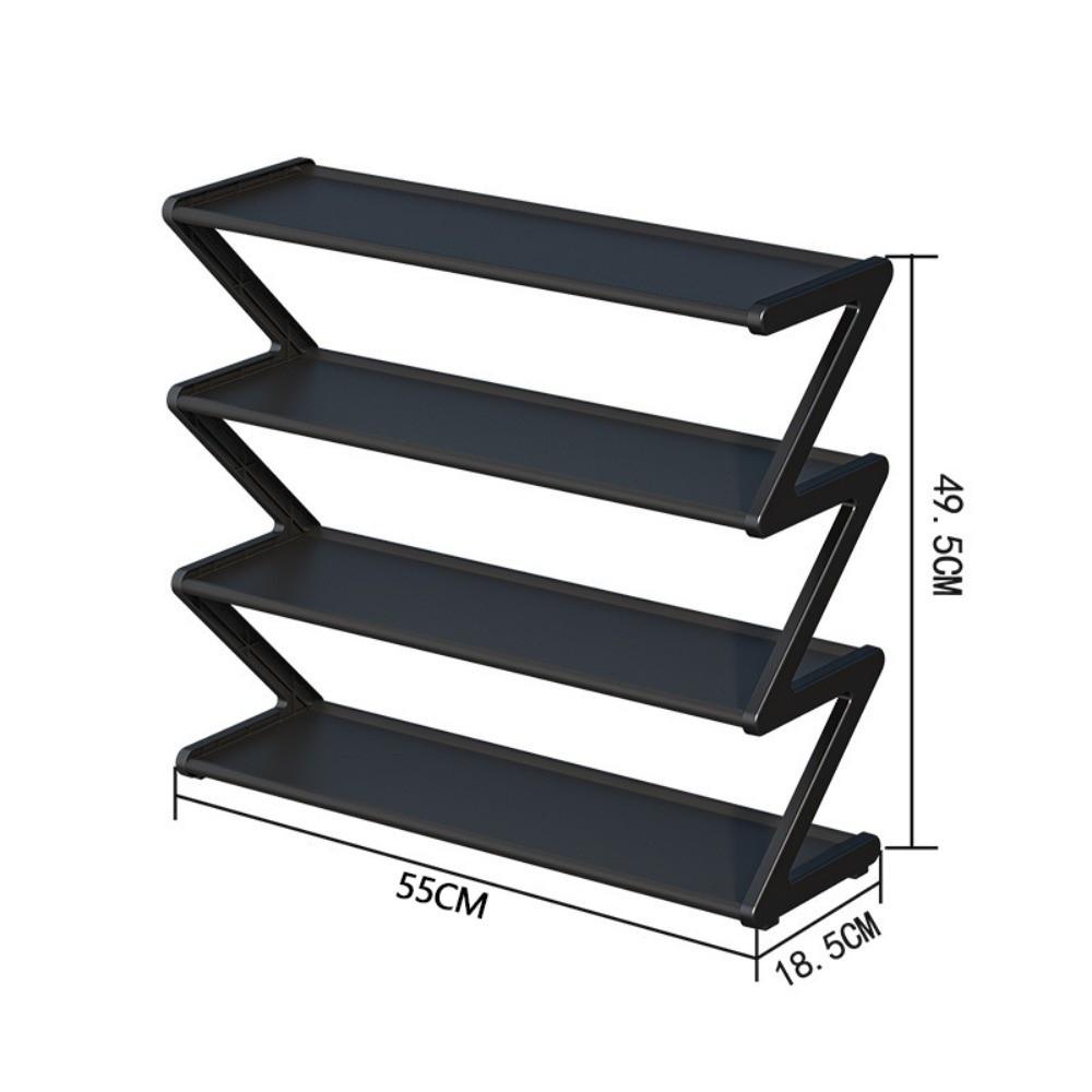 Multi-functional Shoe Rack Z-shaped Shoe Storage Creative Storage Rack  Household
