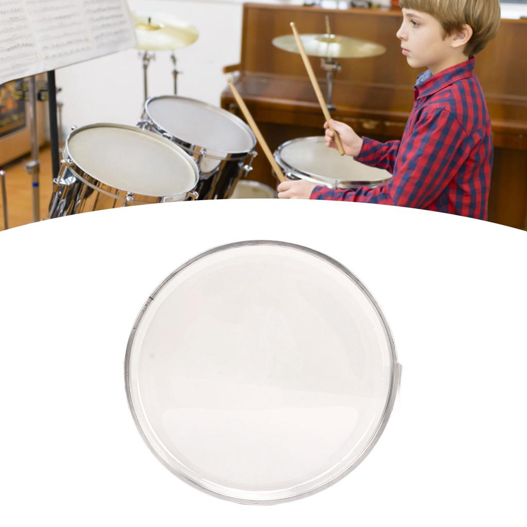 2Pcs  head 8.5in   Head 2 Layer Polyester Film Instrument Accessory for Replacement