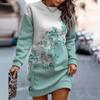 Women'S Autumn  Winter Fashion Long Sleeved Printed Full Zipper Women Blouses Fuzzy Sweatshirt for Women Ladies Sweat Outfits