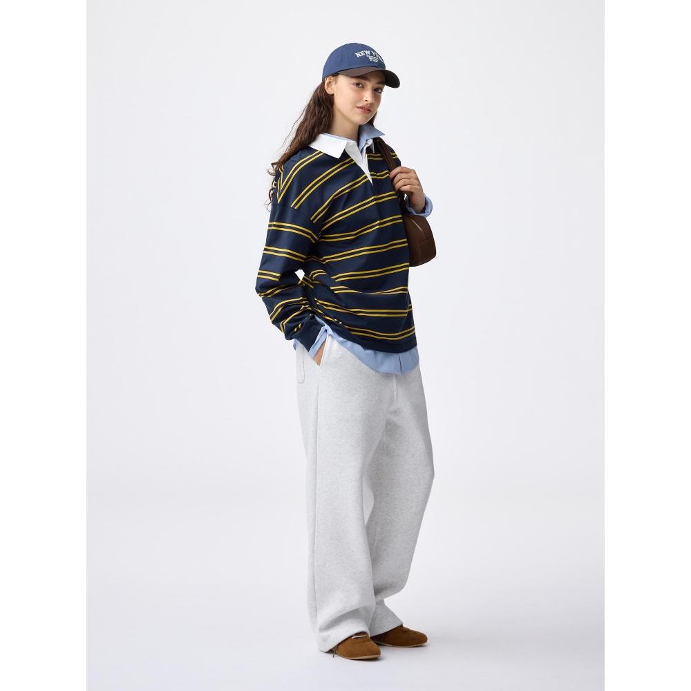 Uniqlo Gu Heavy Weight Sweatshirt Wide Straight Pants
